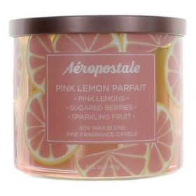 Aeropostale 14.5 oz Soy Wax Blend 3 Wick Candle - Pink Lemon Parfait