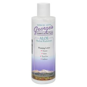 George's Aloe Vera Herbal Rubdown - 8 Fl Oz
